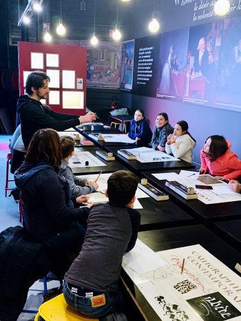 ateliers d'art postal,pierre larousse,atelier-musée de l'imprimerie