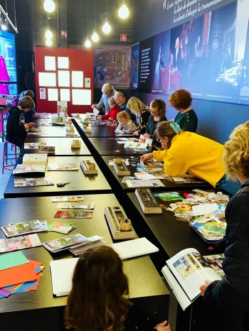 ateliers d'art postal,pierre larousse,atelier-musée de l'imprimerie